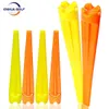 Tees de golf Tees Golf Plastique 50 PCS / Set Tee de golf en plastique Unbreakable Hold 75 mm Réduire le côté frottement Spin Tee stable Drop Drop 231212