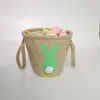 20 teile/los verkauf Sackleinen Ostern Ohren Korb Tasche Geschenk Verpackung Ostern Handtasche kinder süßigkeiten eimer tote189J