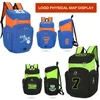 Bolsas al aire libre Mochila de baloncesto con bolsa de fútbol juvenil Hombres Mochila deportiva de gran capacidad Bolsa de entrenamiento Nombre de patrón personalizado femenino 231212