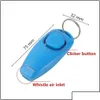 Dog Training Obedience Ups Pet Whistle e Clicker Puppy Stop Barking Aid Tool Portable Trainer Pro Homeindustry Dhvdm Drop Delive Dhkqc