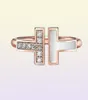 Anéis de banda 925 Silver em forma de T Girls Fashion Fashion Korean Jewelry Hapferedbottom Plating Personality Trend Jewelry Gift7261193