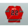 Personalizzato 1974-75 WHA PIERRE GUITE 22 MICHIGAN STGS MAGLIA ROSSA DA HOCKEY NUOVA cucitura superiore S-M-L-XL-XXL-3XL-4XL-5XL-6XL