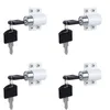 Baby Locks es 4Pcs Sliding Window Patio Screw Door Lock Key Push Child Safety Protection Antitheft Security Zinc 231211