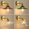 Wandleuchten VIGOUS Lampe Kristall Nordic Modern Aufhänger Ellenbogen Zwei Stil Badezimmerspiegel Treppe Kupfer LED-Leuchte