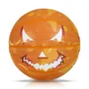 New Balls Ghost Face Fluorescent Basketball Halloween Wear-resistant Anti-leakage Basketballs Wear-resistant PU Game Training Ball