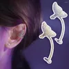 Sırtlar Küpe 1pc Kelebek Earclimber Earcuff Stud Cunring 2023 Trend Kadınlar Klip Y2K Aksesuarları Kızım Hediye Kore Moda