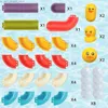 Bath Toys Duck Slide Bath Toys For Kids Wall Track Building Set Funny Diy Kit Bathtub Time Birthday Present for Toddler (34 PC) Q231212