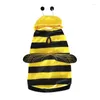 Dog Apparel Halloween Pet Clothes Small Bees Cute Funny Transformed Into Christmas Cat And Costumes Party Accessories