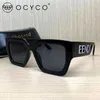 Óculos de sol luxo maré oco punk para mulheres retro óculos quadrados de sol uv400 óculos 231212