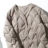 Women Down Down Parkas Schinteon Women Ultralight White Duck Down Jacket longo