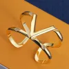 Tasarımcı Takı Aksesuarları Lady Gold Sier Kadın Bileklik Bileklikler Düğün Mücevherleri Büyüleyici Elmas Bilezik Güzel Sevgililer Hediyesi Loisellies Vittonlies