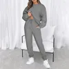 Tweedelige damesbroek Winter Warme hoodies Truien Dames trainingspak Set Sweatshirts Dames Joggen Werkkleding Kleding Sportoutfits