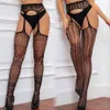 2023 Mujeres de verano Fishnet Sexy Mesh Hollow Sockings Molcañas Eróticas Coscos elásticos calcetines Calcetines Leggings Leggings Sexy