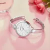 Wristwatches CURRENT Fashion Creative Dress Ladies Bracelet Quartz Watch Women Luxury Sport Stainless Steel Women Watch Gift Female Clock 231211