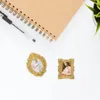 Frames Po Frame Miniature Pograph Compact For DIY Crafts Making House Vintage Gold