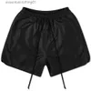 Shorts maschile estate dring a colore solido a secco rapido shorts intrecciato in nylon maschile e femminile sciolte a cinque punti L231212 L231212