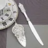 9 25'' Silver Wedding Cake Serve Set Small Shovel LNIFE Baroque Party Decorating Birthday Silverware Christmas Gift 21103189