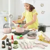 Cucine Gioca con il cibo Fai da te Finta Simulazione Casa Taglio di verdure Cucina Set da gioco Illuminazione per bambini Giocattolo divertente Regali per bambini 231211