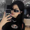 Y2K futuristic sunglasses, hip-hop trendy sunglasses, Instagram popular fashion sunglasses 1214 1214