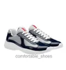 Casual-élégant Casual Chaussures America Cup Low Top Baskets Chaussures Hommes Semelle En Caoutchouc Tissu En Cuir Verni Coureur De Plein Air Pour Hommes Sports avec Boîte