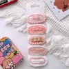 5Pcs/set Colorful Knitted Hair Clip Bohemian Crochet Side Bangs Clips Girls Hairpins Hair Accessories Floral BB Clip Barrettes