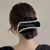 Big Pearl Scrunchies Elastic Hair Bands Solid épais support de queue de cheval Solie Tie à cheveux Couche à cheveux Corde à cheveux Accessoires de cheveux simples Nouveaux