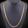Europe United States foreign trade supply men 's necklace 18K gold - plated clavicle chain hip - hop jewelry194n