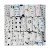 Filtar Swaddling 62 Styles Baby Muslin Ddles 100% Cotton Filtar Nursery Bedding Nyfödda Dding Badhanddukar 122x122CM Drop Deliver DHXCU