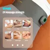 Draagbare slanke apparatuur Verwarming EMS Buikspierstimulator Massageriem Elektrische buiktrainer Trainingsuitrusting Gewichtsverlies Vetverbranding Fitness 231211