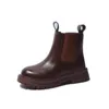 Laarzen Bota Infantil Menina Mode Meisjes Schoenen Anti Slip Herfst Britse Stijl Rits Casual Meisjeslaars Zachte Zool Kid