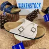 Birknstocks Sandal Slippers Mens and Womens Sandals男性と女性のための新しいスリッパ夏のアウトウェアチューリッヒカジュアルコルクソールアンチスリップメンズとレディース靴suita hb47