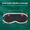 Eye Massager Graphene Eye Massager Wireless Rechargeable Ice Compress Vibration Massage Eye Mask Eye Care Relieve Tired Eyes Dry 231211