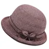 Chapeaux à large bord pour femmes automne et hiver dôme décontracté pêcheur pot chapeau petit melon a dames noir été