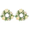 Decorative Flowers Pography Prop Candle Holder Garland Artificial Flower Elegant Candlestick Table Party For Long-lasting