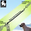 Obroże dla psów smyczy Truelove krótka bungee nylonowa lina na smycz dla psa przedłużenie rozszerzenia dla wszystkich treningów rasowych prowadzących TLL2971 231212