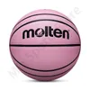 ボール溶融サイズ5 6 7バスケットボールピンクブルーPU屋内屋外標準バスケットボールのための青少年男性公式トレーニングマッチボール231212