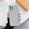 L Luxury Designer Fashion Telefonfodral för iPhone 15 Pro Max 15 14 Plus 12 11 13 14 Pro Max X XS XSMAX XR Clear Hard Case Socktillverkande Transparent Shell Skin Känsla utan halkskydd