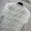Giacche da donna Autunno e inverno Moda Temperamento Giacca corta in tweed Donna Top caldo Cappotto con paillettes 231212