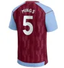 Aston Villas 23-24 Dostosowane tajskie koszulki sportowe Yakuda Dropping Zaakceptowany Buendia 10 Nobbs 8 Konsa 4 Bailey 31 Nobbs 8 Salmon 17 Martinez 1 Football Earl