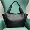 Väskor Tote Handbag High Shoulder Designer Stor shopping Top Bea In Grained Leather Bag for Women Y008