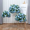 Vase à fleurs transparent pour décoration de mariage, centre de table, support floral vintage, colonnes pour mariage