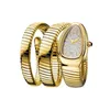 Wristwatches UTHAI W95 Watch For Women Light Luxury Ladies Fashion Personality Snake Head Bracelet Waterproof Diamond Quartz Watches Gift