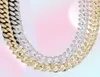 12mm Top qualité classique diamant cubain Miami chaîne lien colliers hommes hiphop glacé bijoux 249S6746782