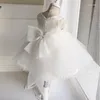 Robes pour filles, en Tulle bouffant, longueur aux genoux, vêtements de petite princesse, pour fête d'anniversaire, baptême, occasions spéciales