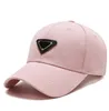 Inverted triangle label baseball caps Designer hats Men's and women's trends Spring and fall hats Cotton visor hats