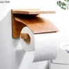 Toalettpappershållare Massivt trävävnadshållare Toalettpappershandduksväggmonterad toalettrullehållare Servetare Vävnadsbox förvaringsställ hyllan 231212