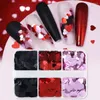 Nail Glitter DIY Charms Heart Sequins False Eyelash Decorations Manicure Ornament Farskonstartiklar