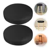 Chair Covers 2 Pcs Stool Cover Dust-proof Round Bar Chairs Sofa Seat For Dining Room Protective Case