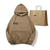 Ess Warm Hooded essent Hoodies essentialhoodies Women Men hoody Streetwear Pullover Sweatshirts Loose Hoodie Lovers Tops essentialshirt essentialhoody set w4