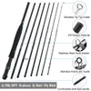 Fishing Accessories Goture 2 7m 9FT Fly Rod Set 5 6WT 8pcs Carbon Fiber Combo Portable Travel Feeder with Reel Tackle Bag l231211